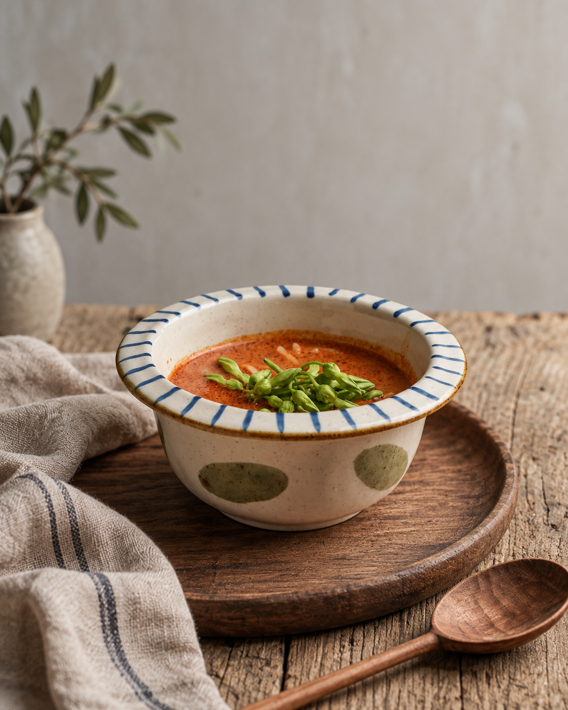 Olive Motif Bowl