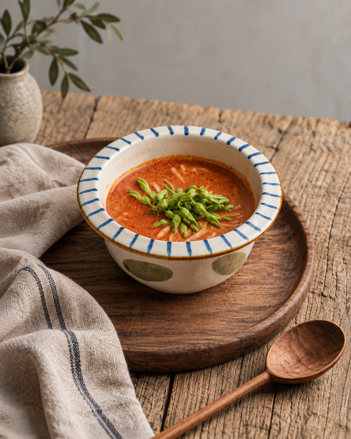 Olive Motif Bowl