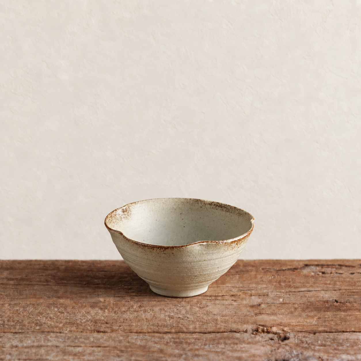 Rustic Scalloped Bowl