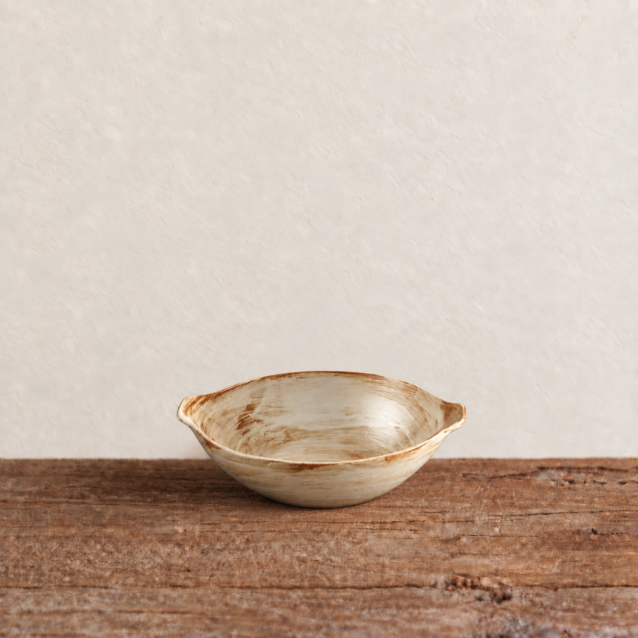 Kiln-Glazed Stoneware Serving Bowl