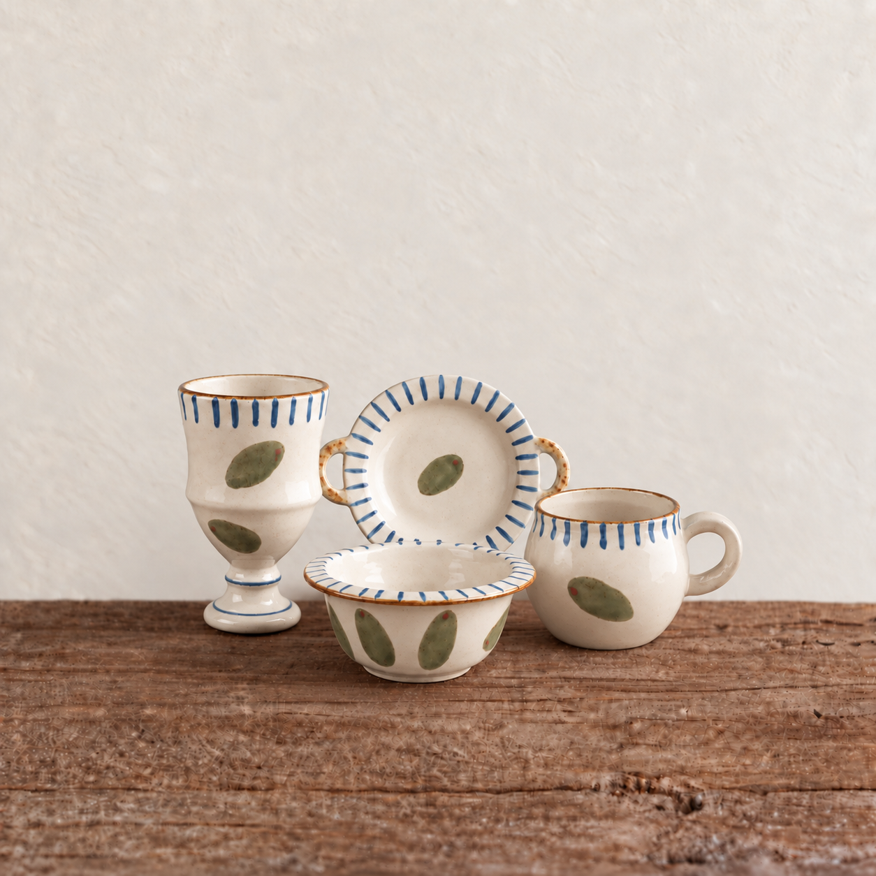 Olive Motif Table Set