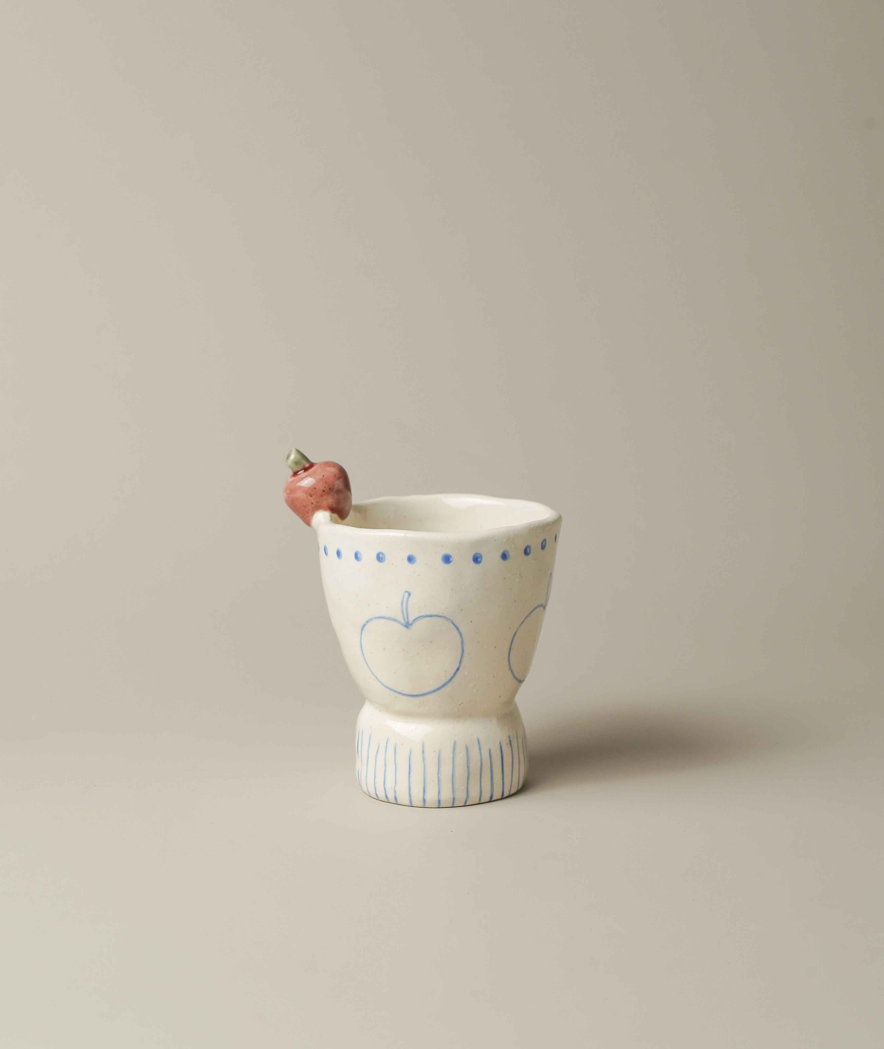 Apple Motif Stoneware Set