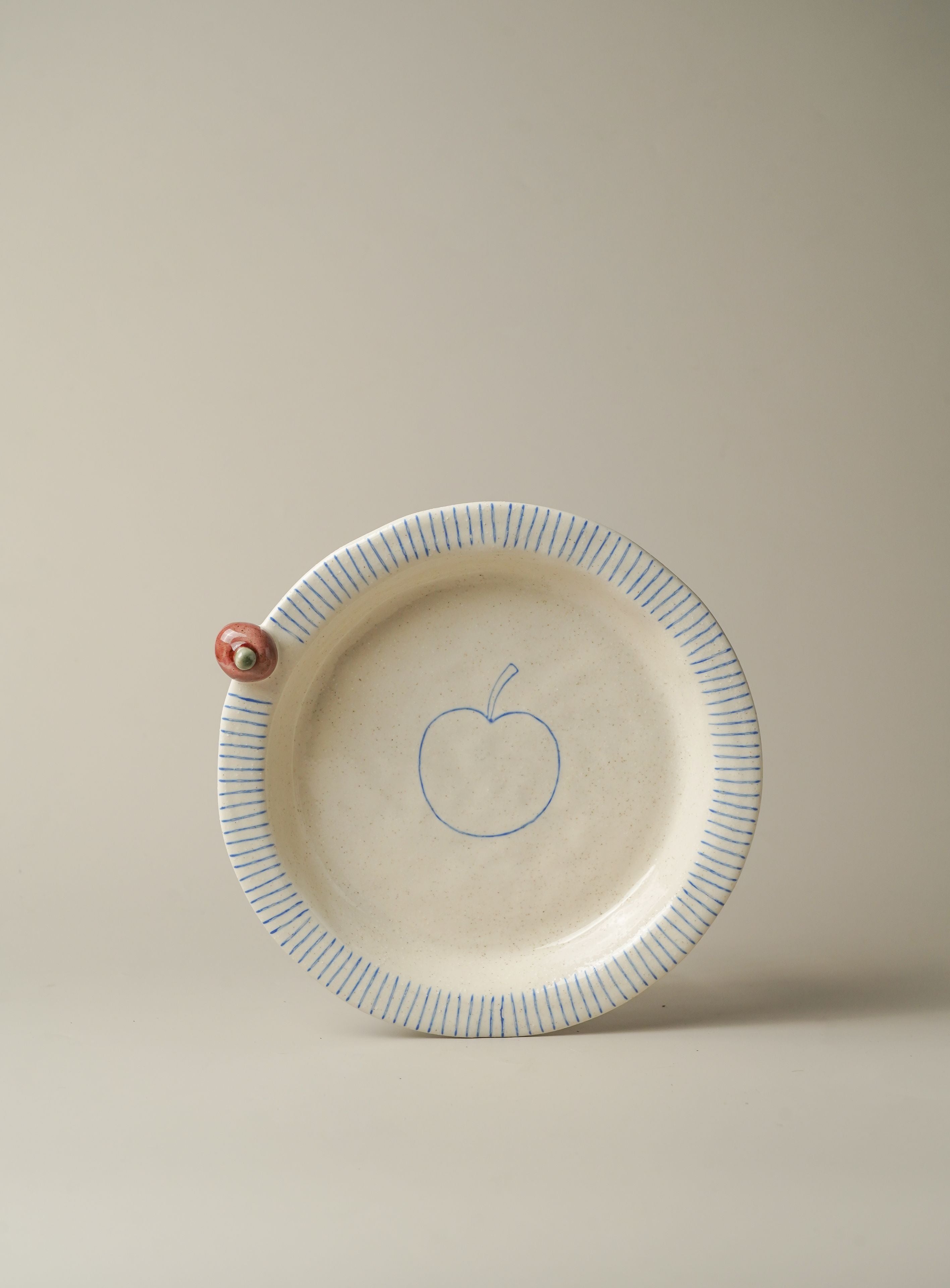 Apple Motif Stoneware Set