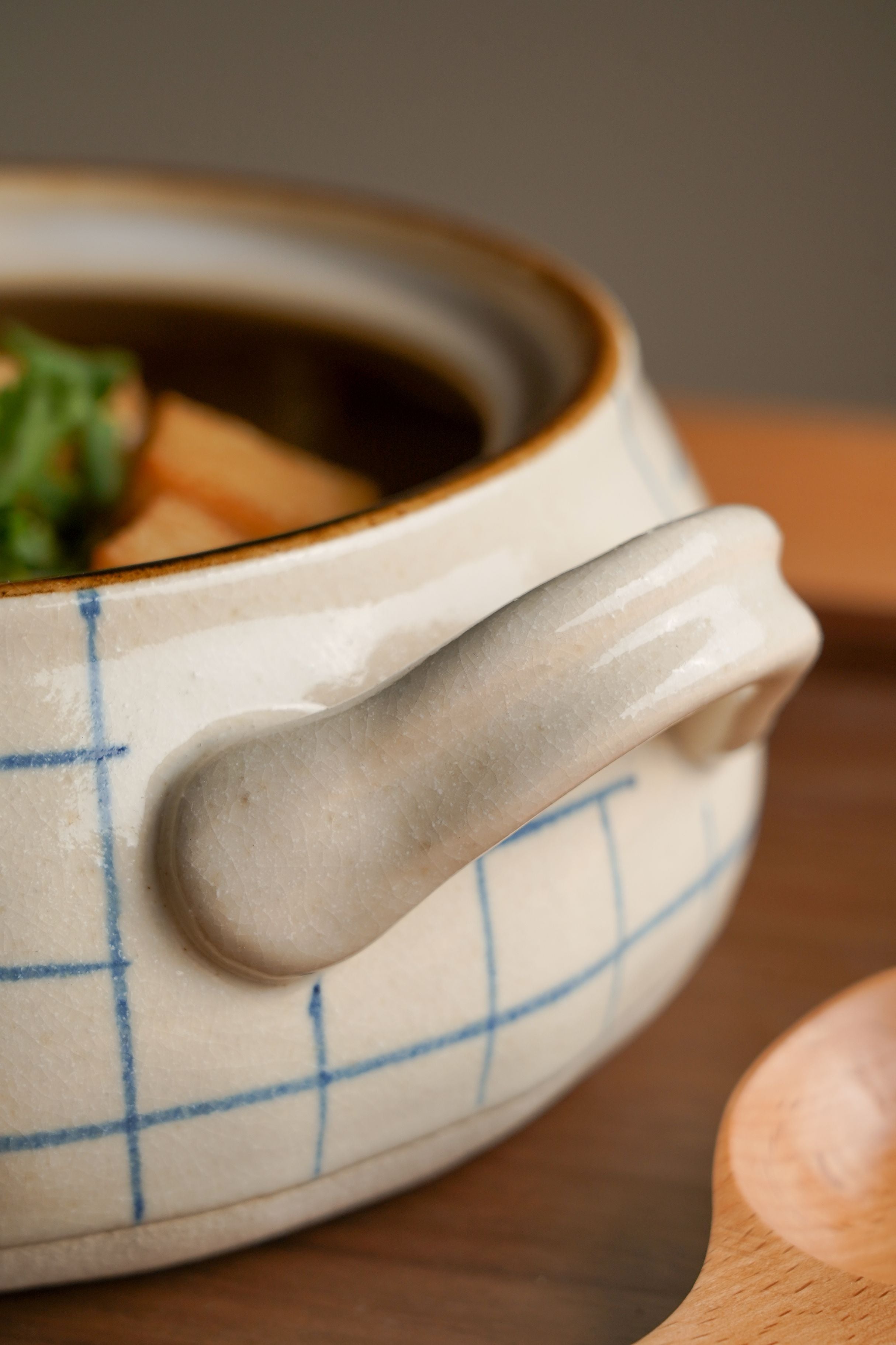 Kiln-Glazed Stoneware Covered Pot