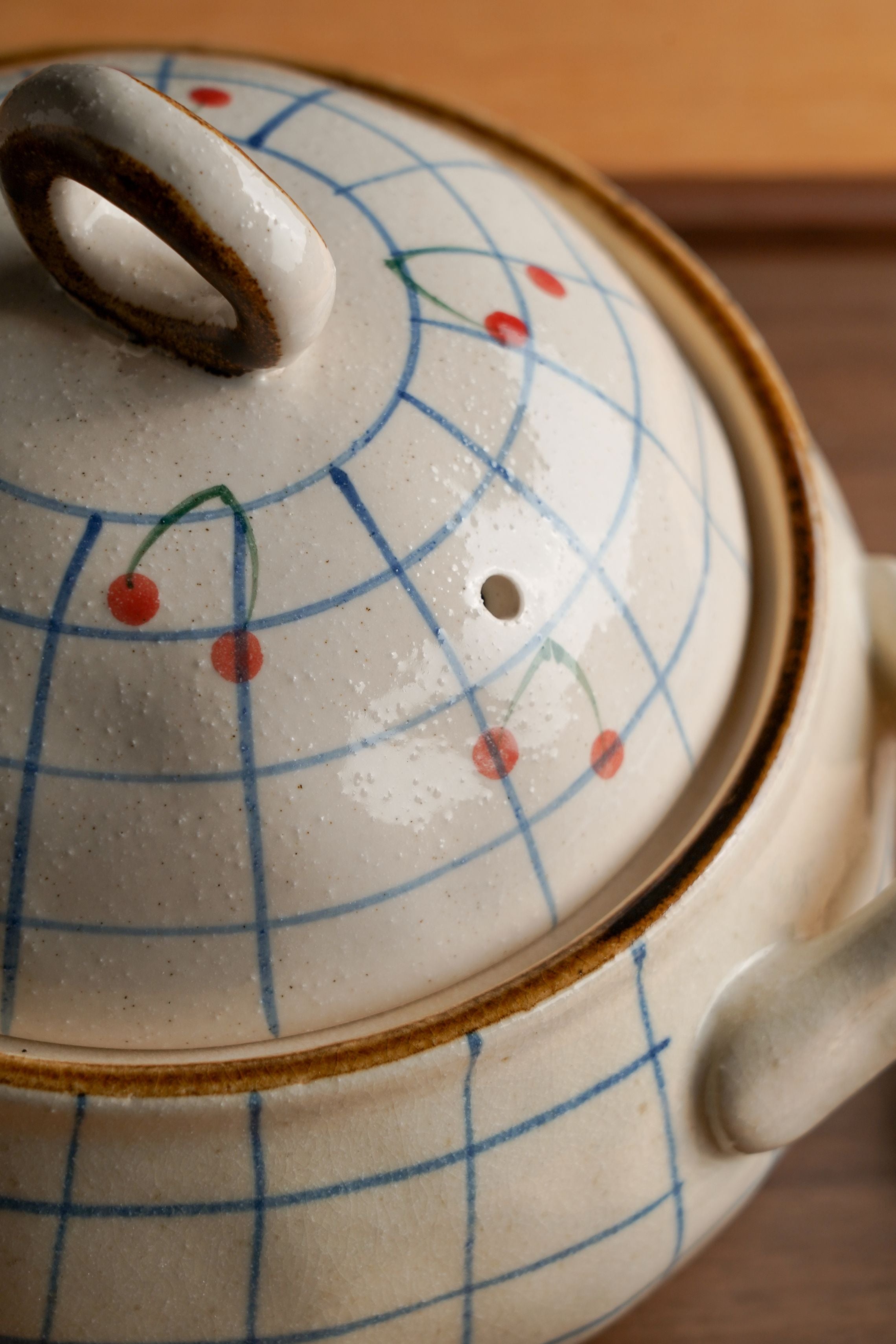 Kiln-Glazed Stoneware Covered Pot