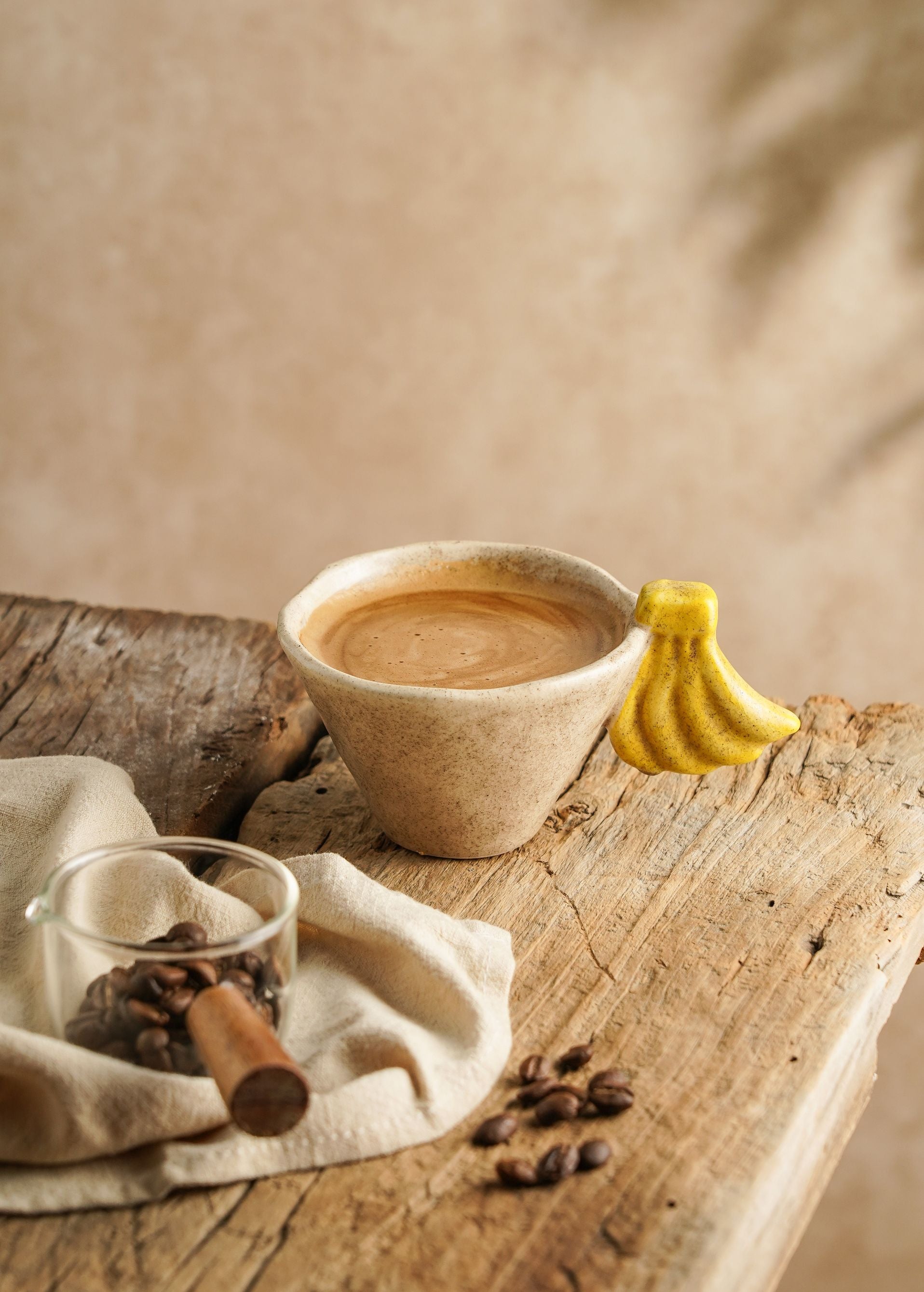 Fruit Handle Stoneware Cup Set