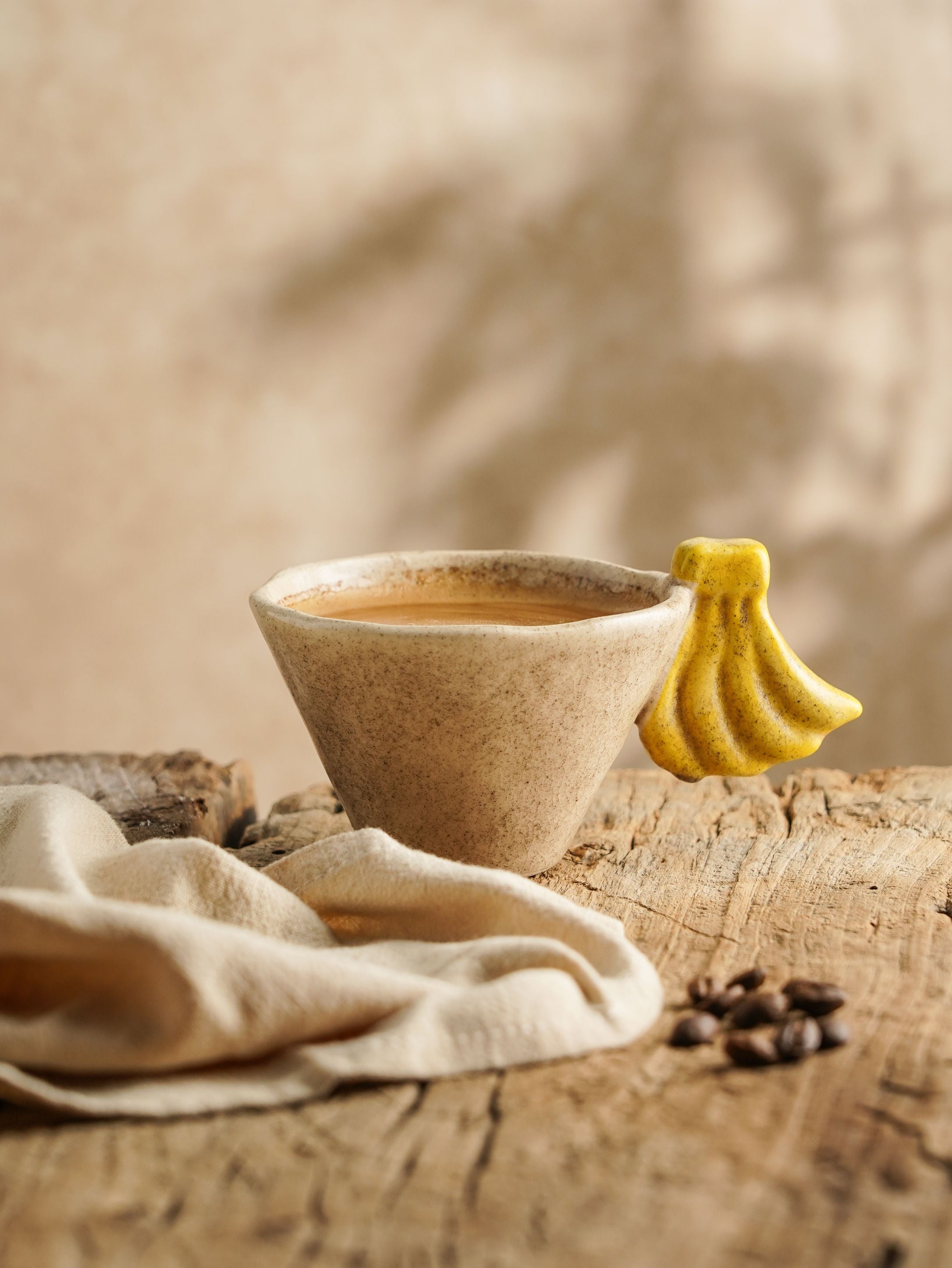 Fruit Handle Stoneware Cup Set