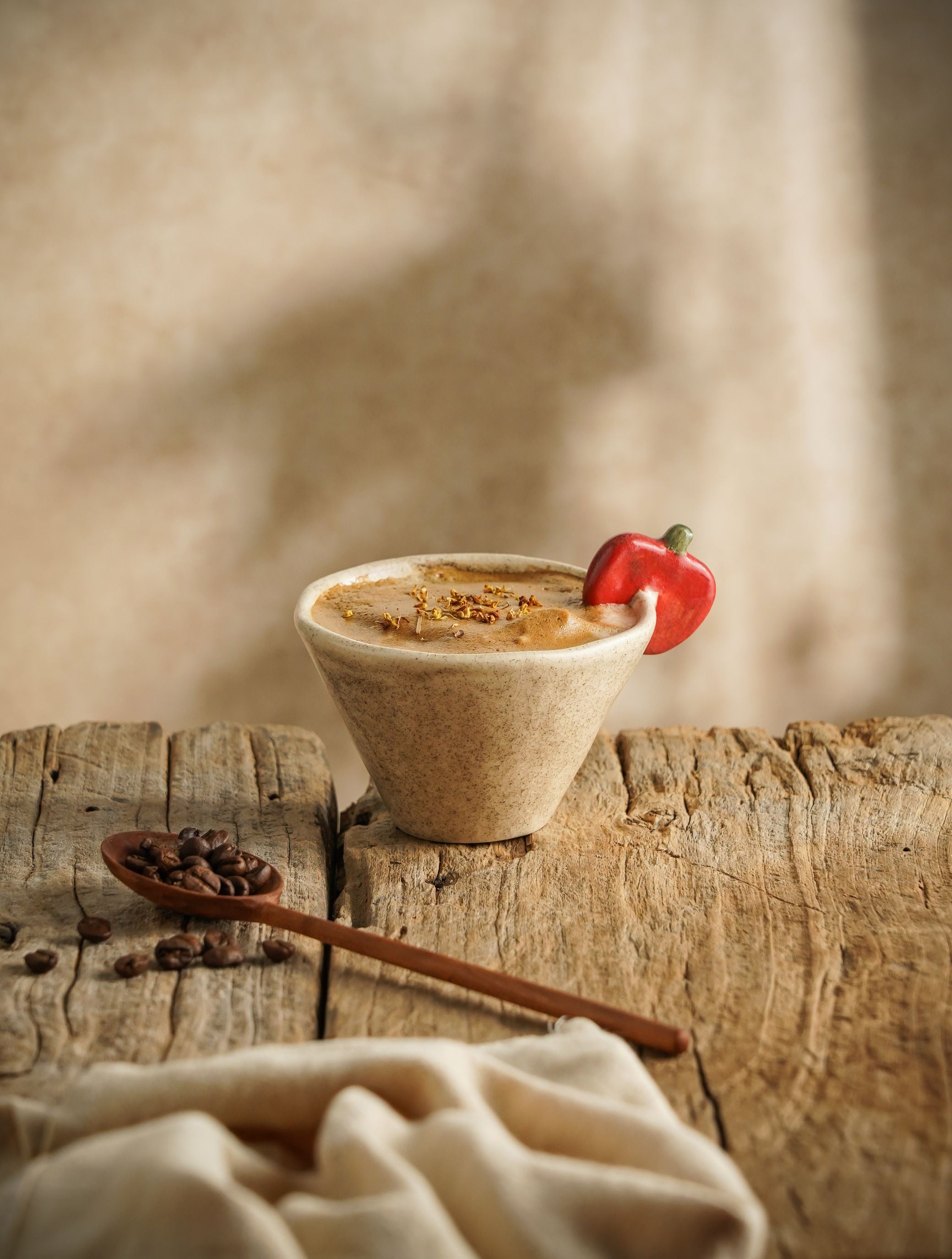 Fruit Handle Stoneware Cup Set