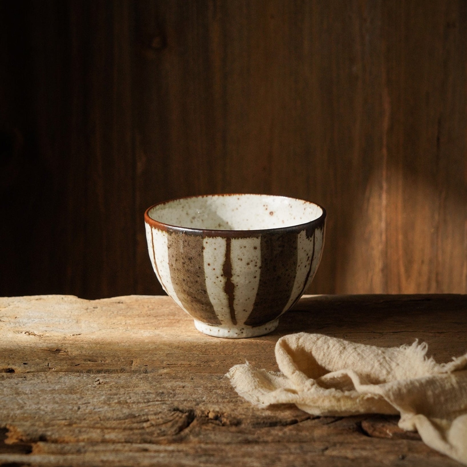 Kiln-Glazed Ten Grass Pattern Bowl