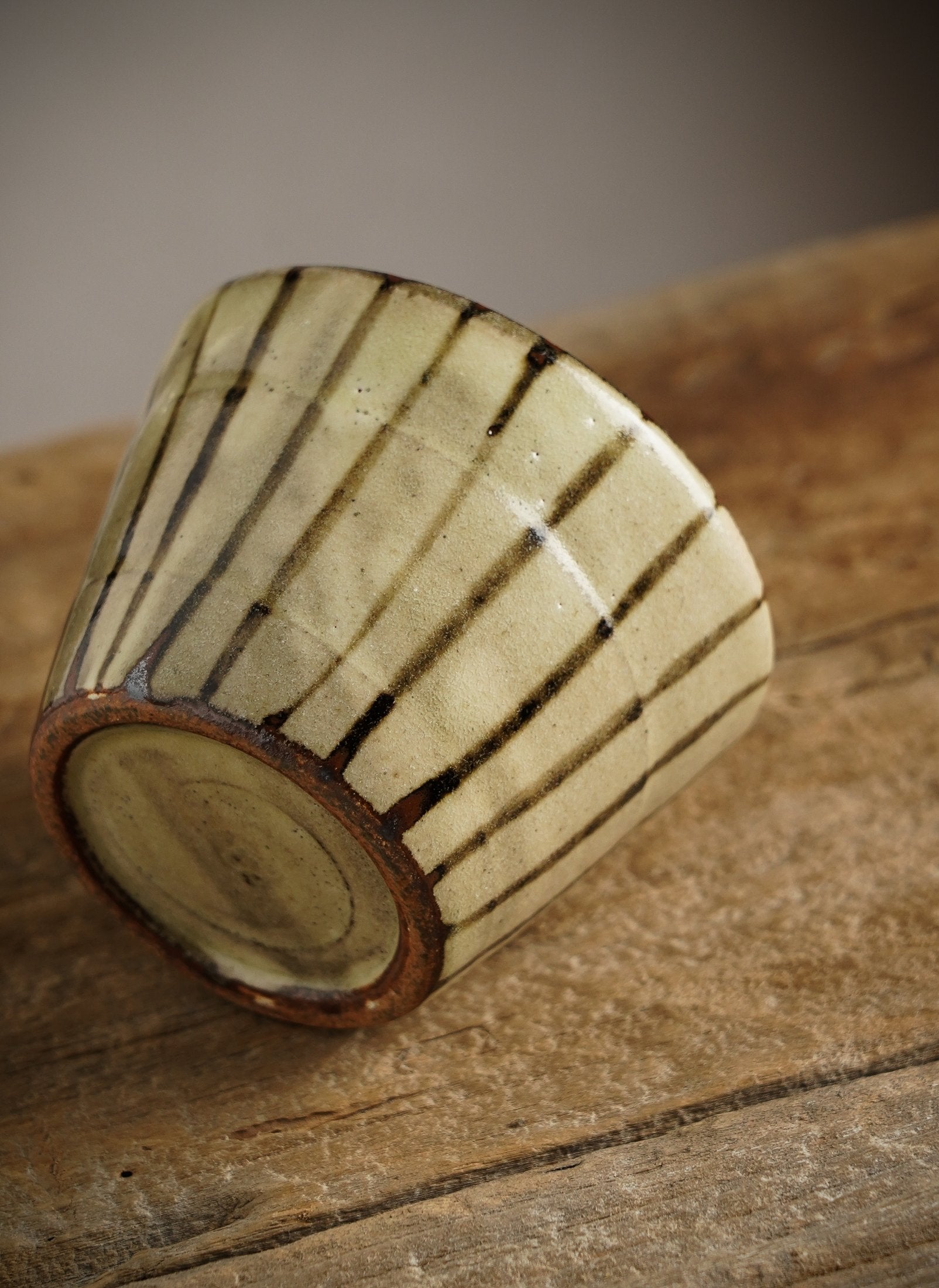Hand-Glazed Ten Grass Cup