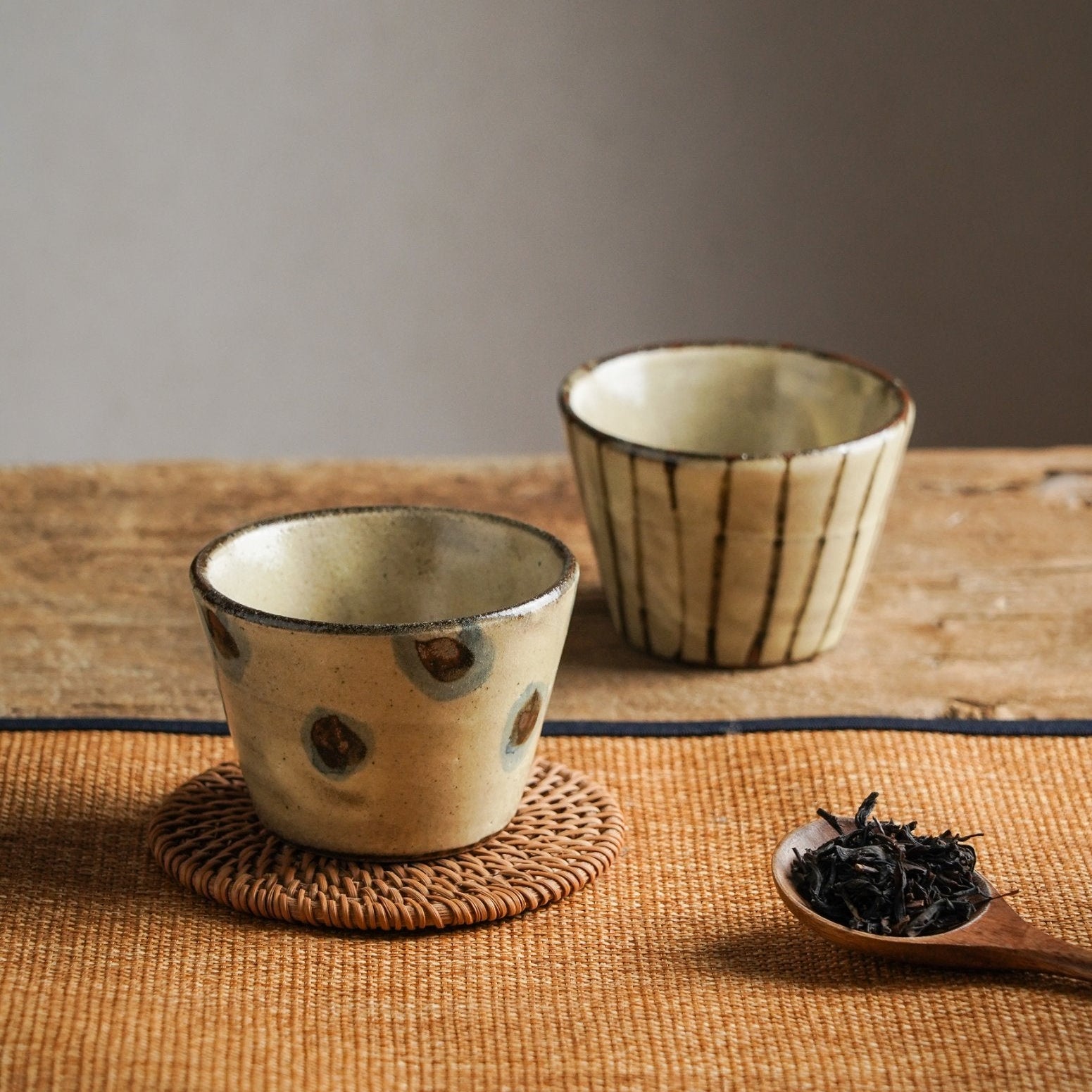 Ten Grass & Water Drop Cup Set