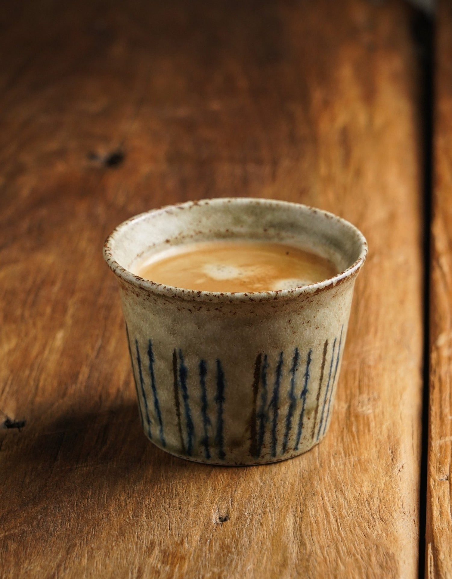Hand-Glazed Pine Needle Cup