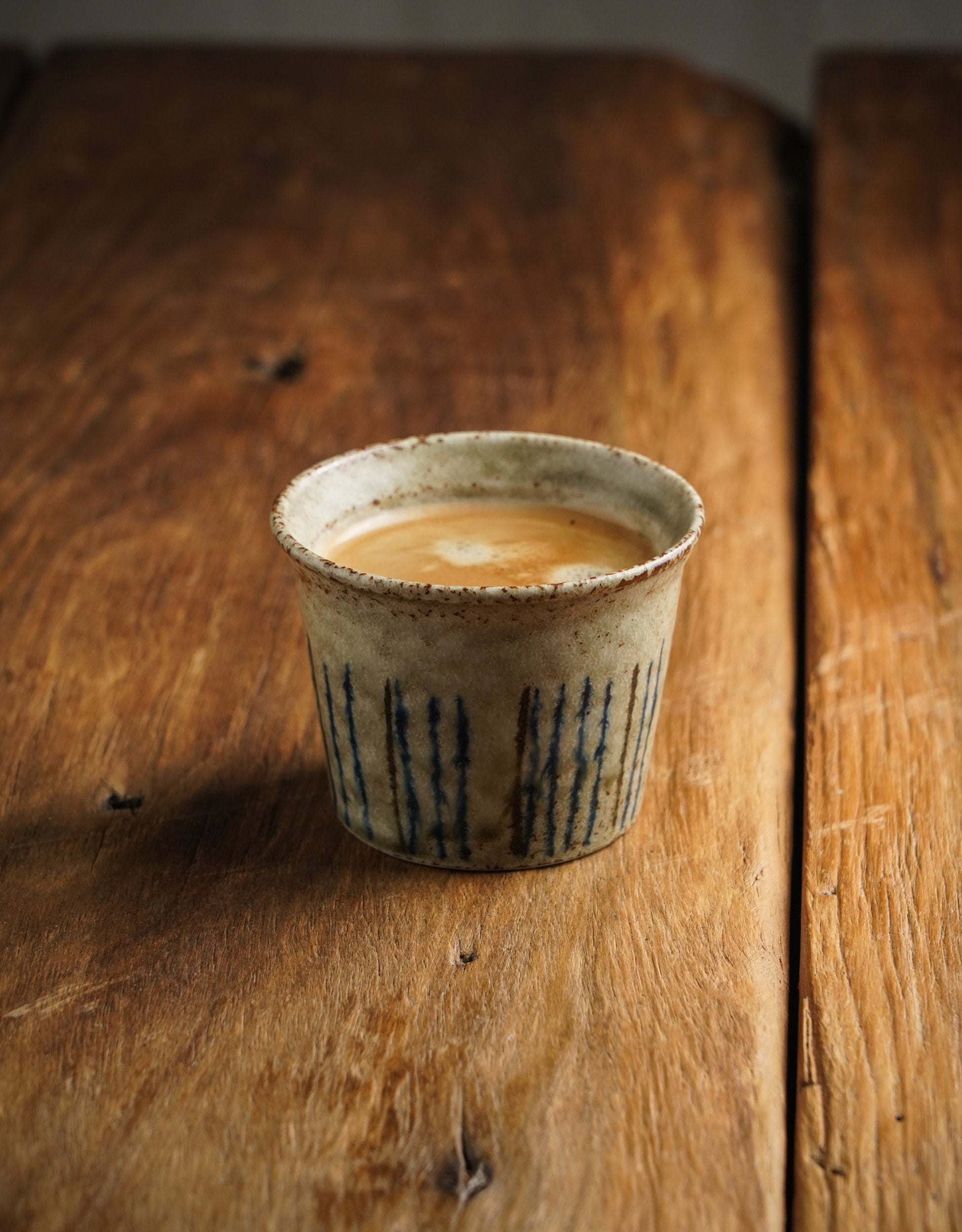 Hand-Glazed Ten Grass Cup & Plate Set