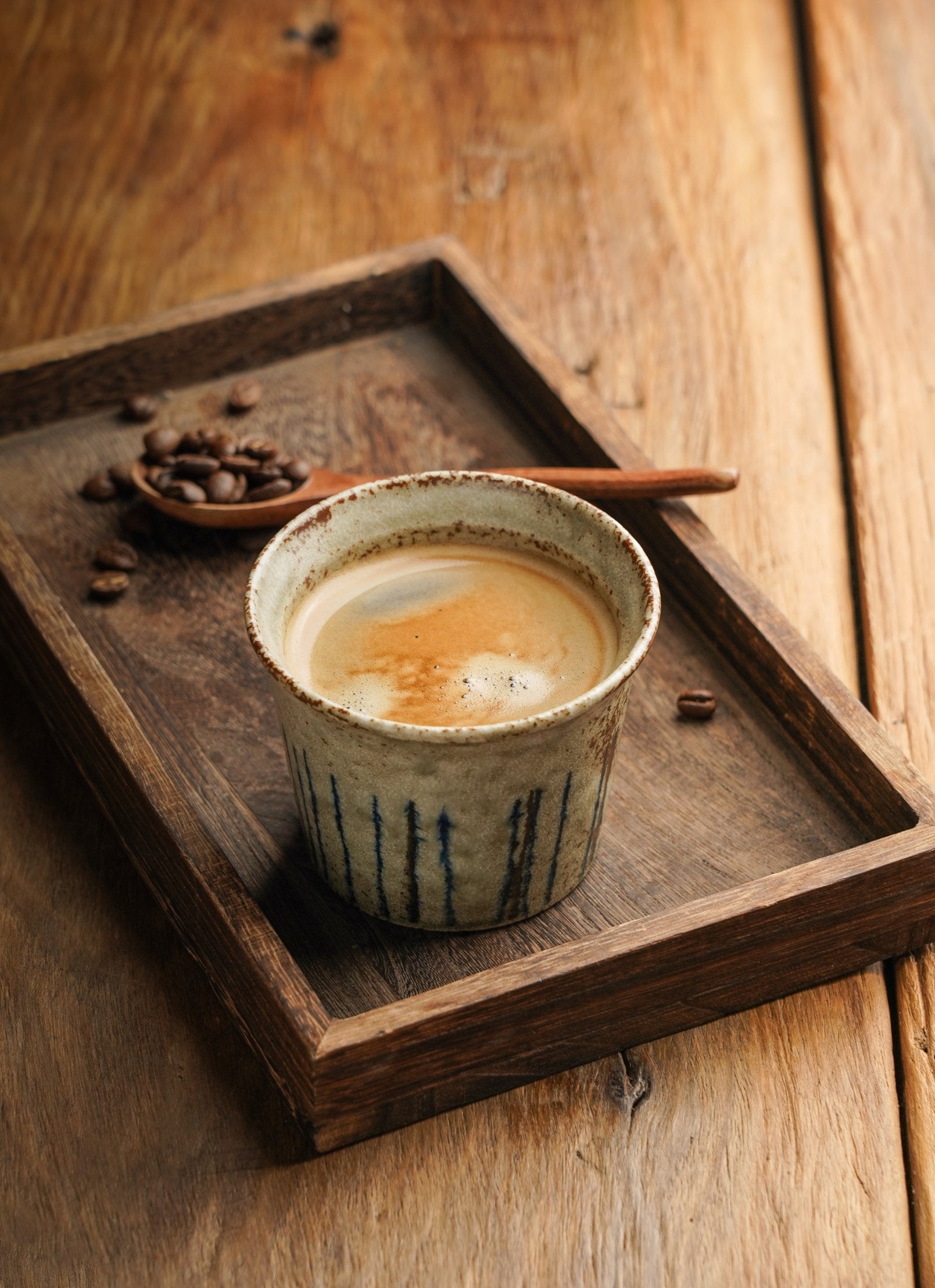 Hand-Glazed Pine Needle Cup