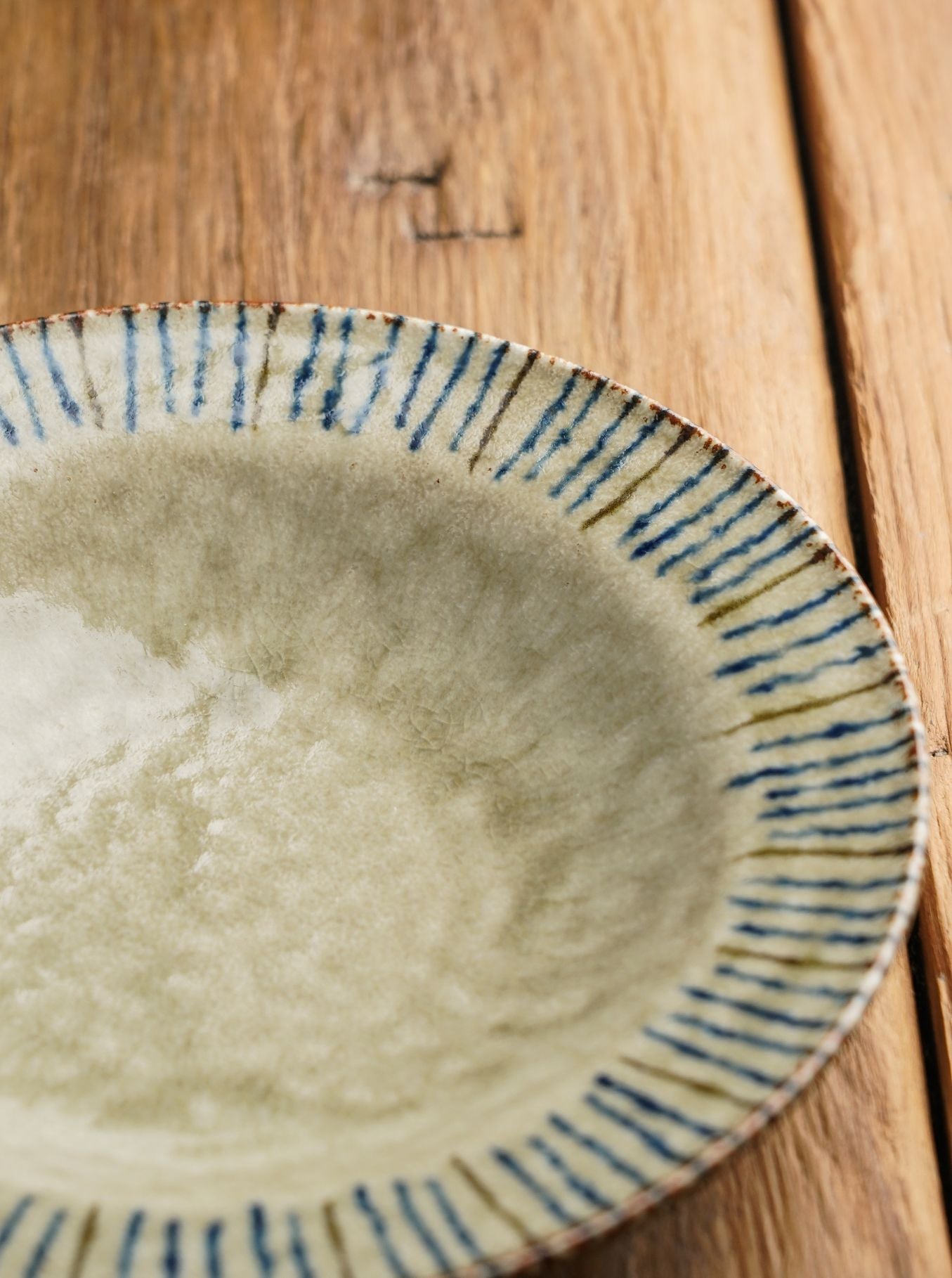 Hand-Glazed Ten Grass Cup & Plate Set