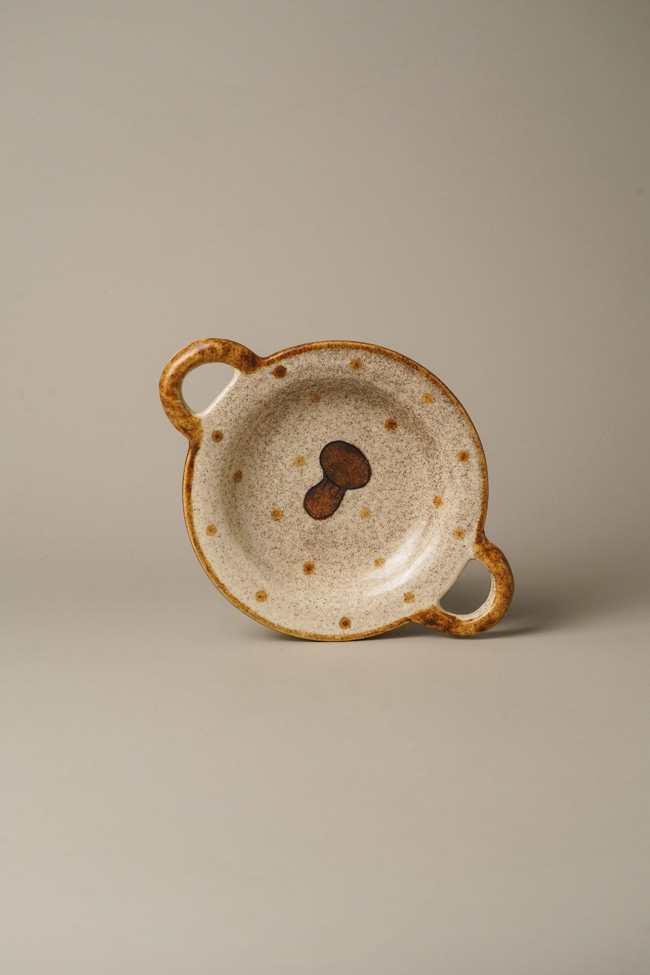 Mushroom Double Handle Side Plate