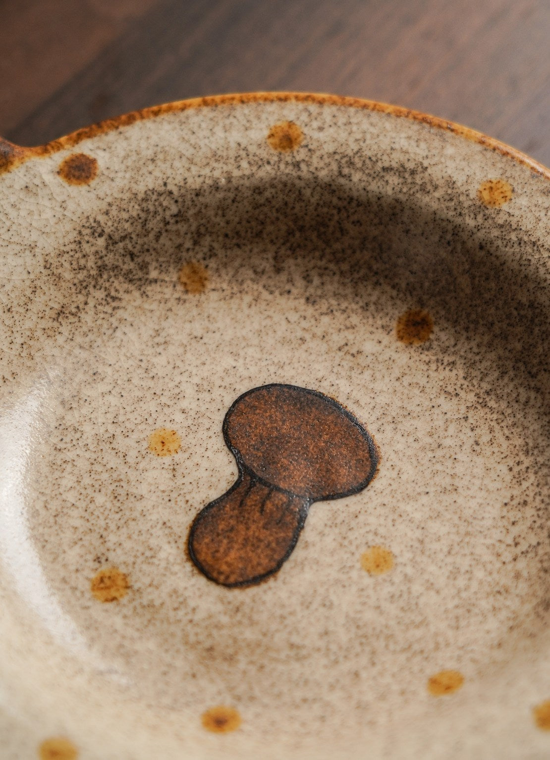 Mushroom Double Handle Side Plate
