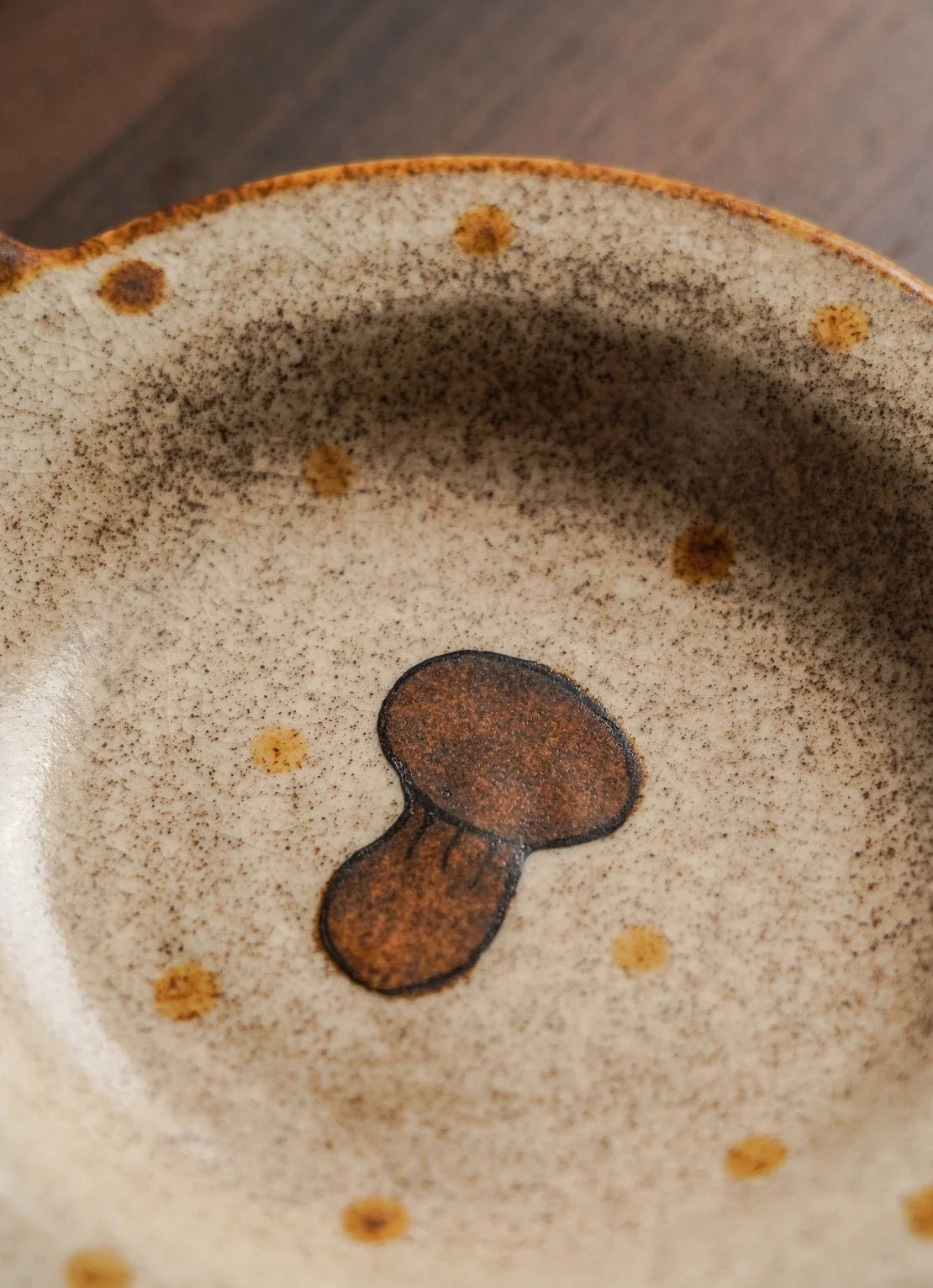 Mushroom Stoneware Plate & Bowl Set