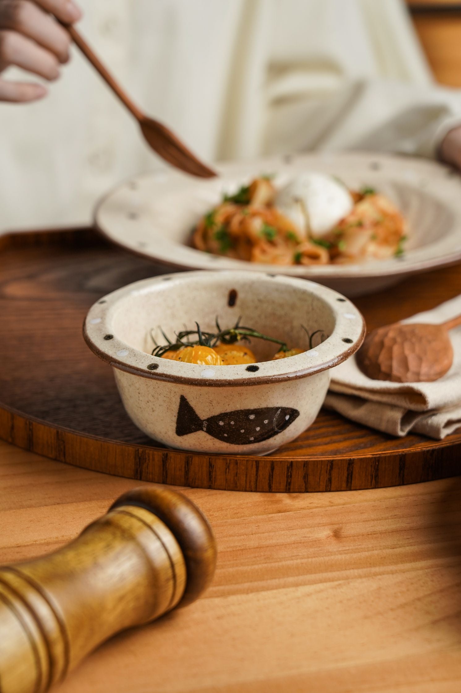 Fish Motif Table Set