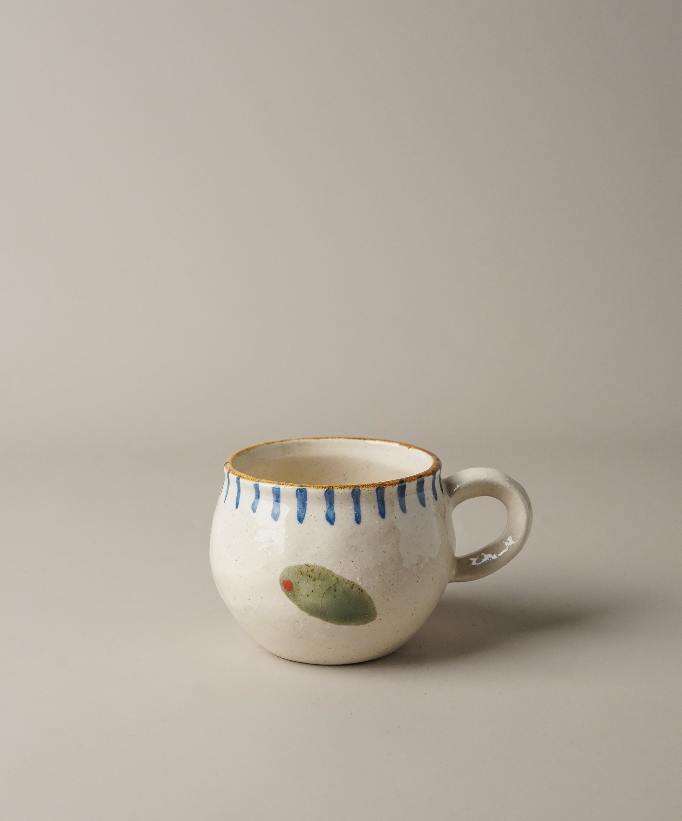 Olive Motif Coffee Cup
