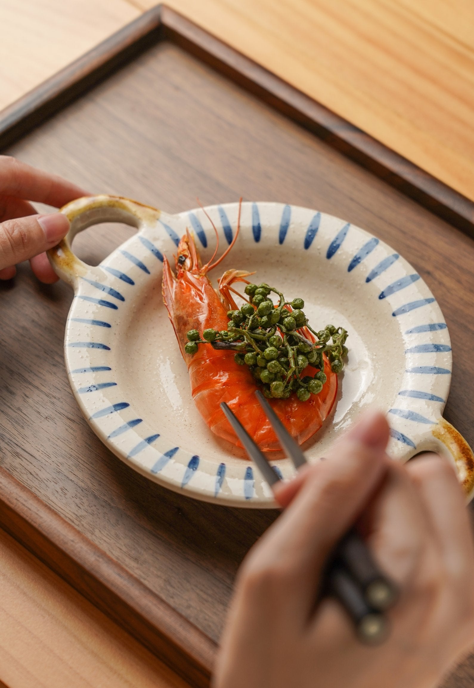 Olive Motif Small Plate