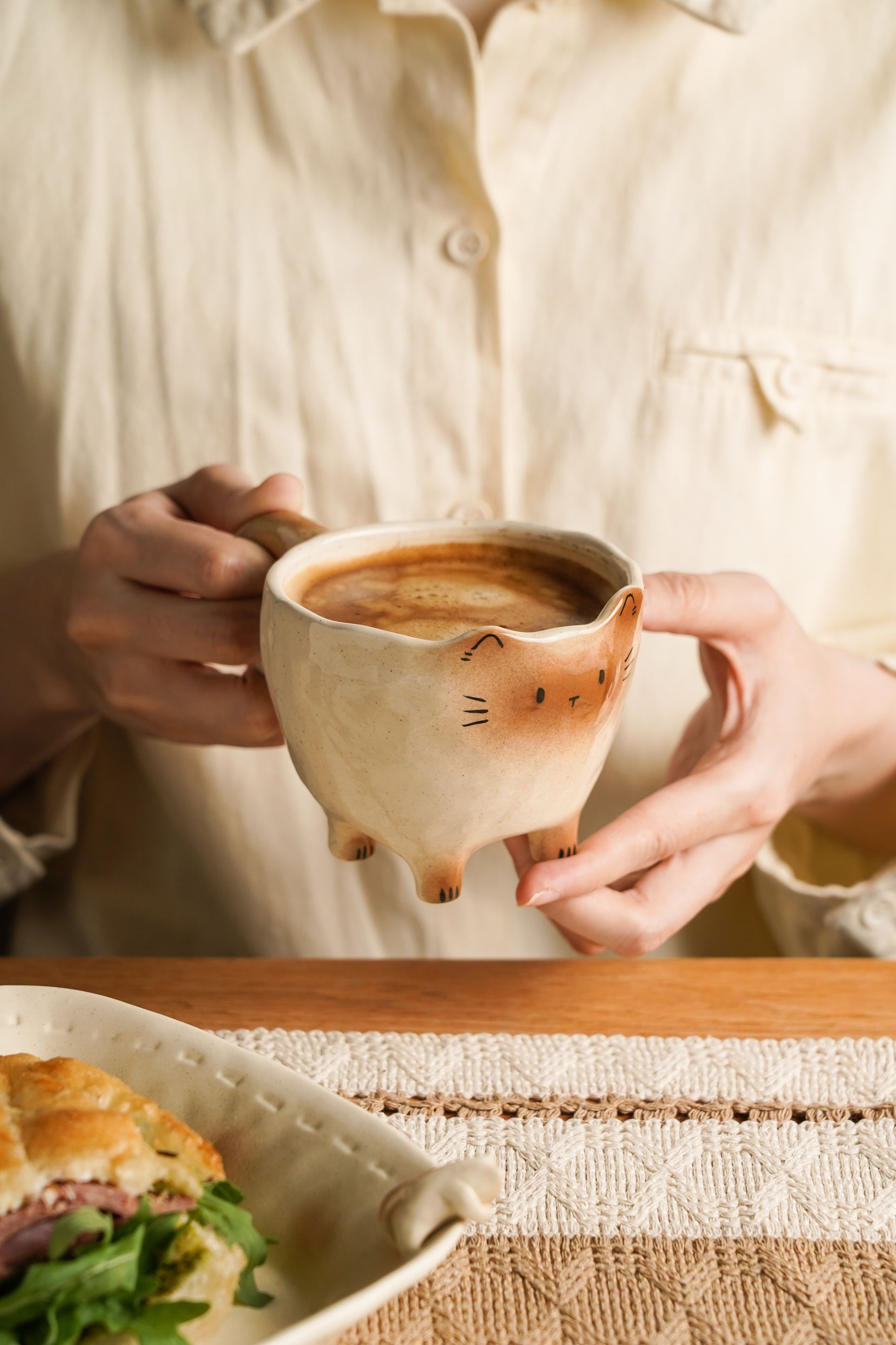 CAT NAP — 5-Piece Stoneware Set