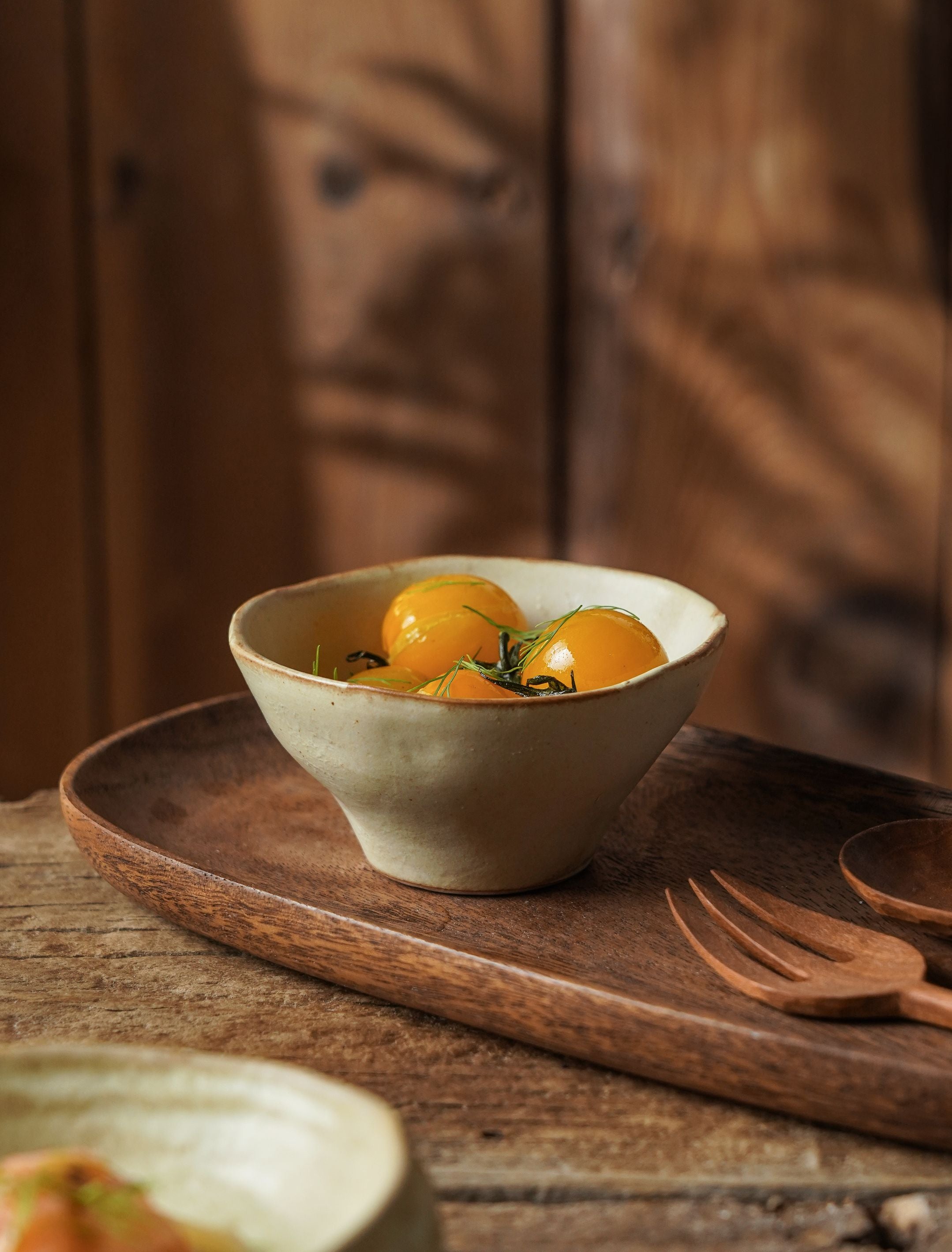 Conical Stoneware Side Bowl