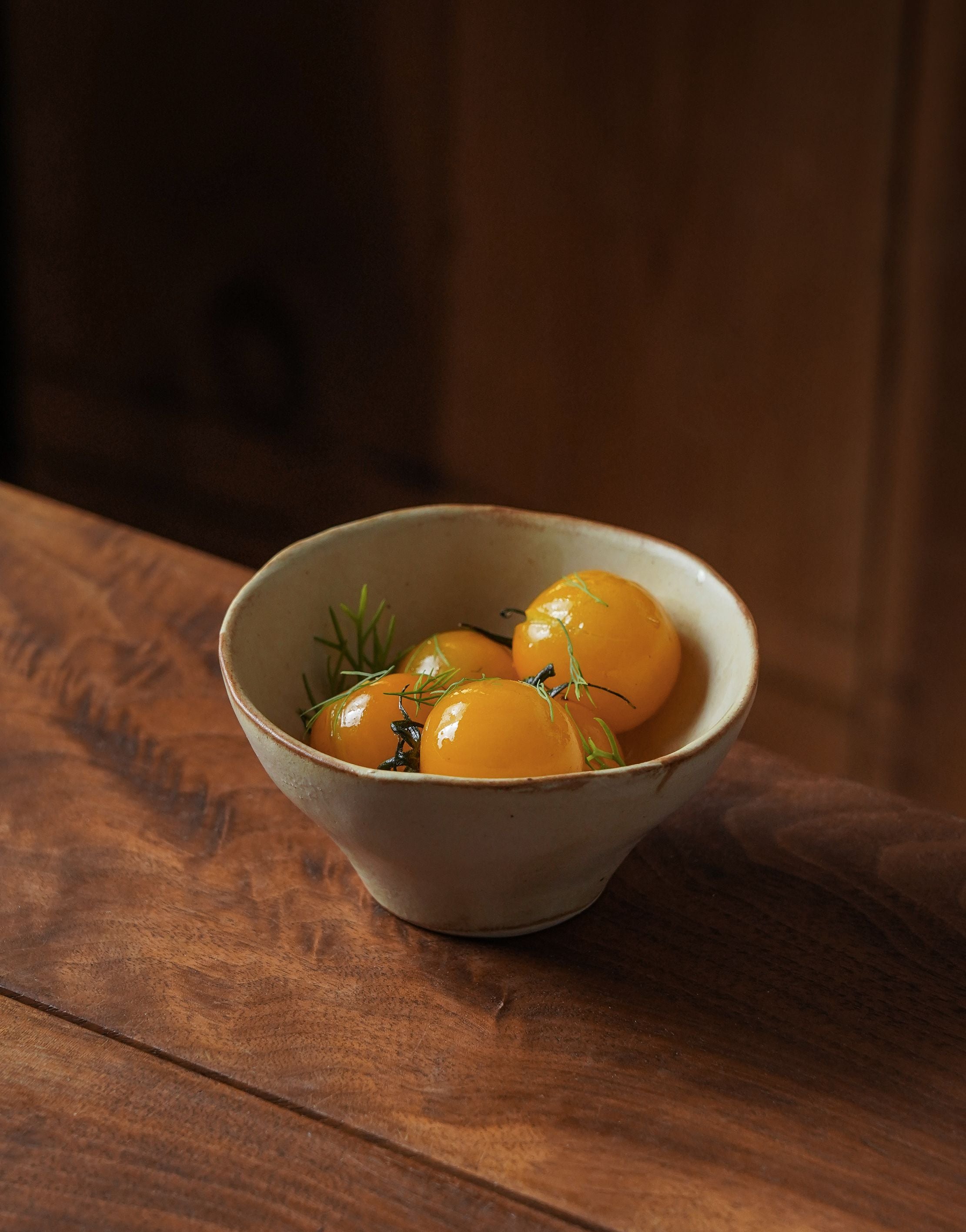 Conical Stoneware Side Bowl