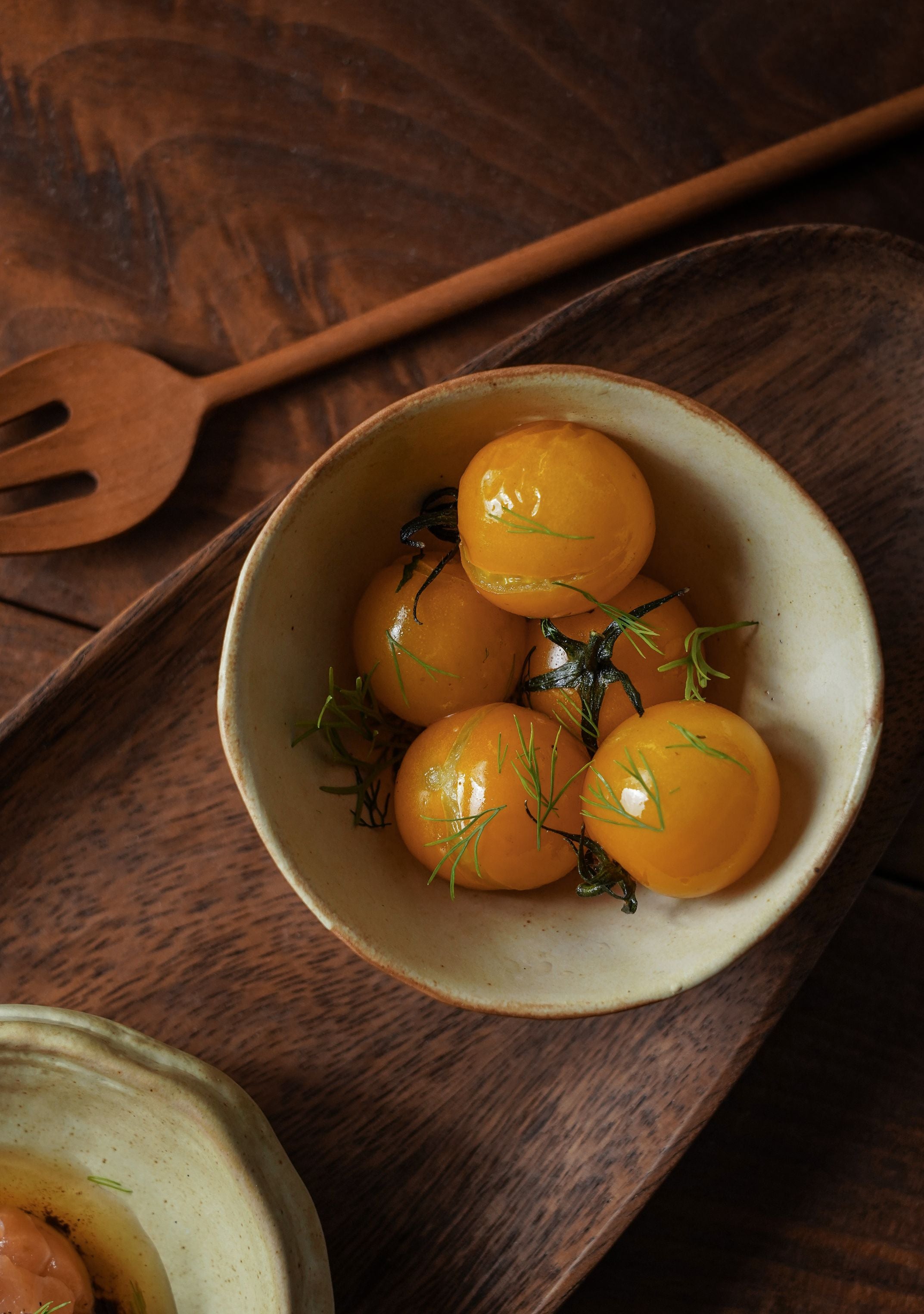 Conical Stoneware Side Bowl