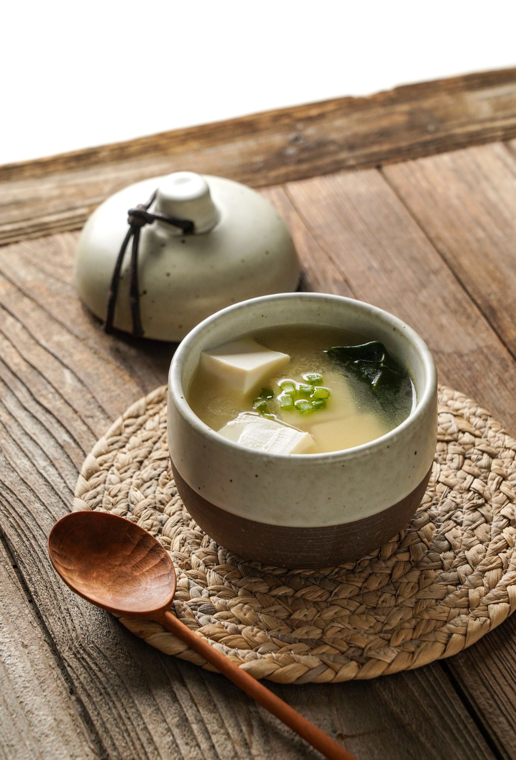 Stoneware Covered Soup Bowl