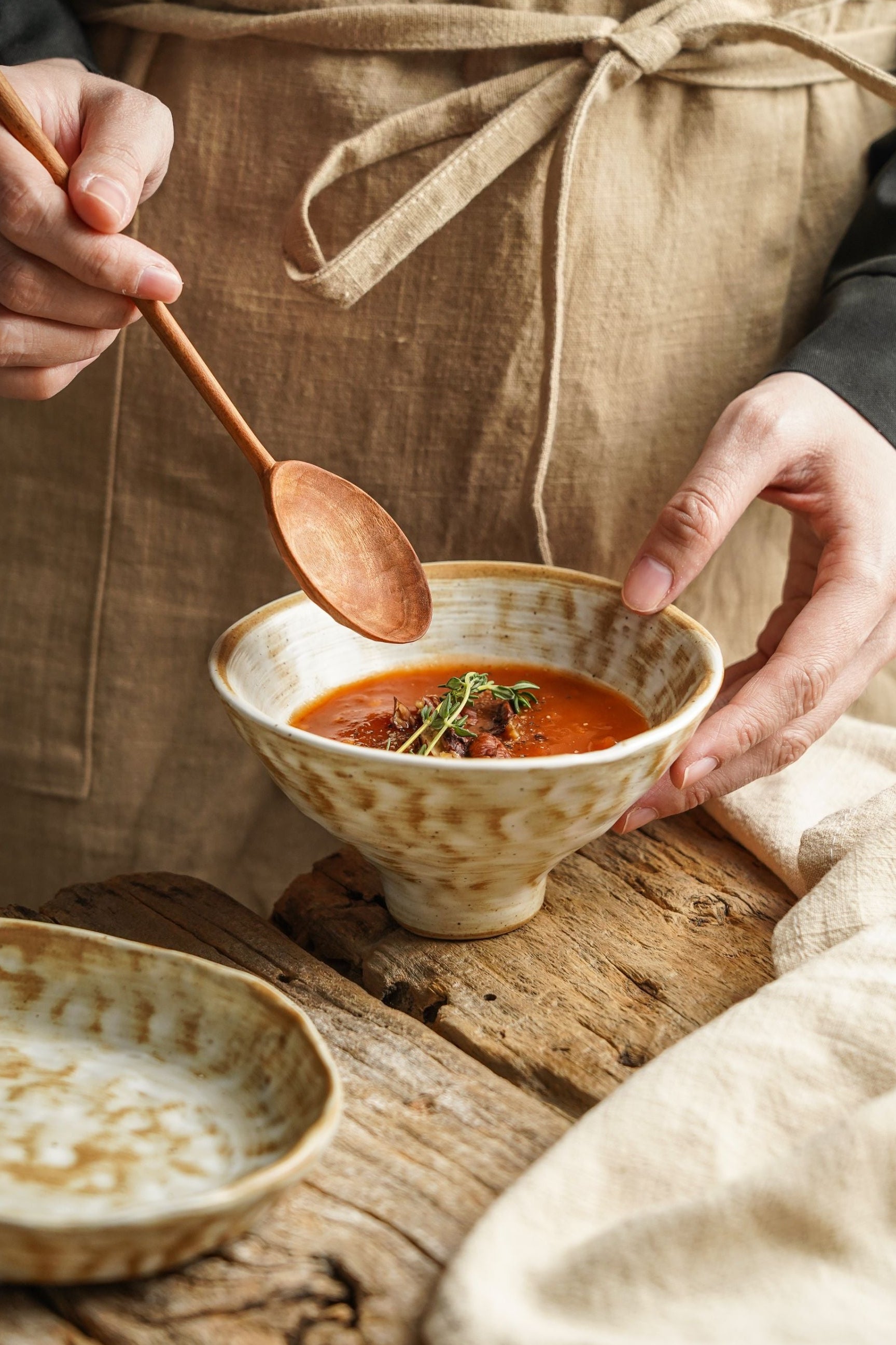 Rustic Stoneware Soup Bowl