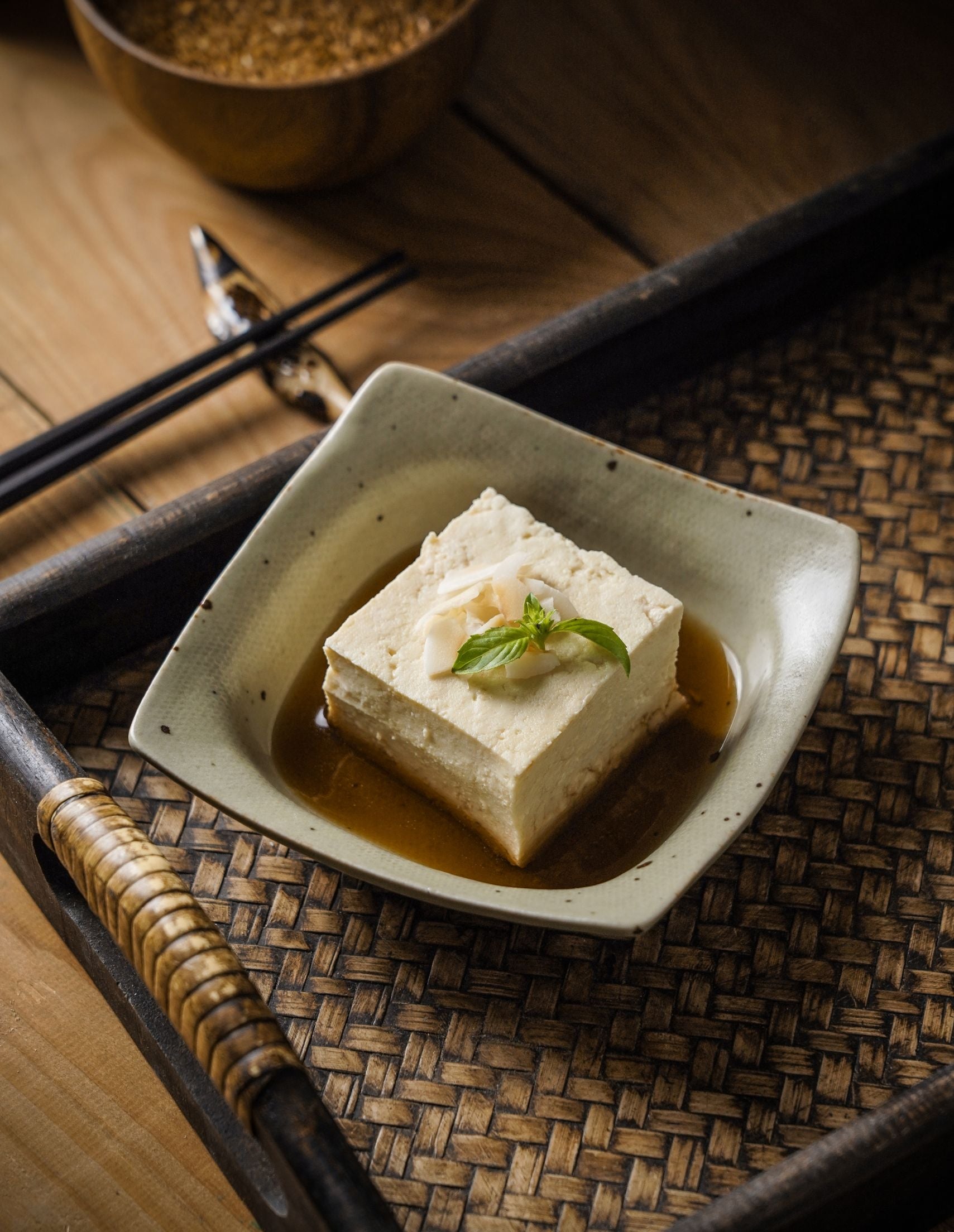 Stoneware Square Side Dish