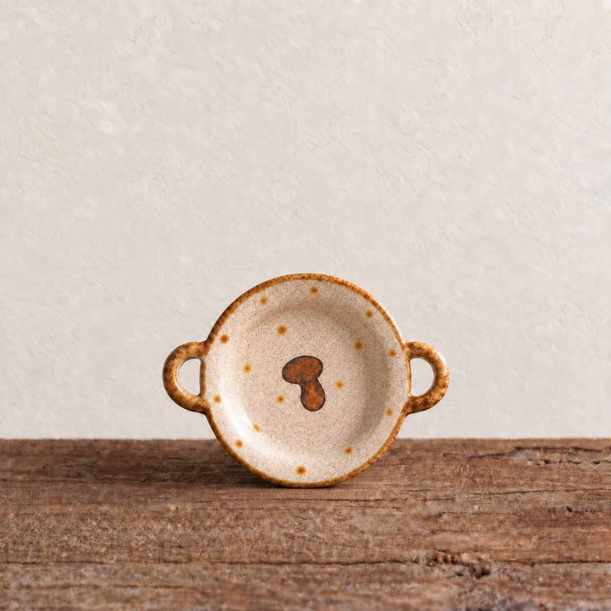 Mushroom Double Handle Side Plate